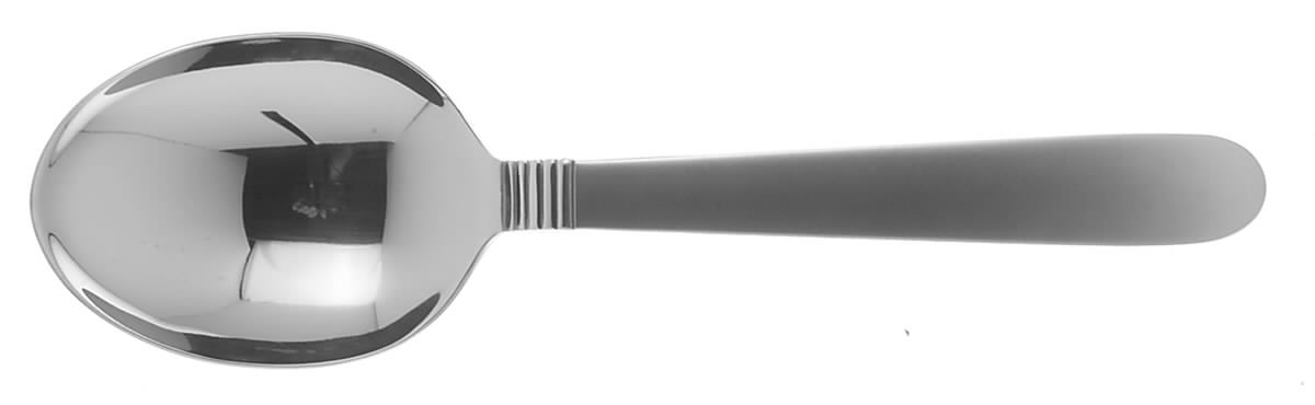 Austere (Stainless) Solid Smooth Casserole Spoon by Oneida Silver-1