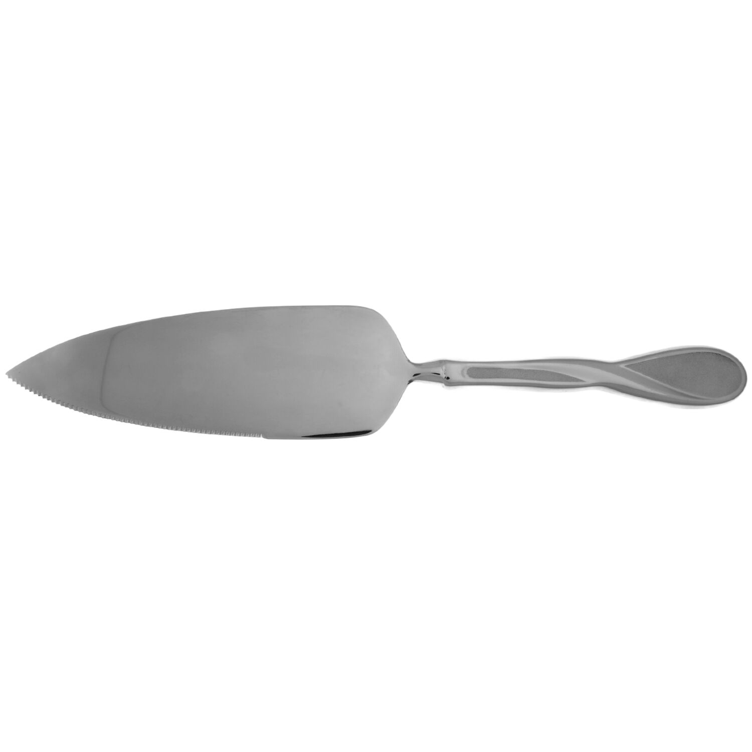Satin Aquarius (Stainless) Pie and Cake Server with Stainless Blade HC by Oneida Silver-1