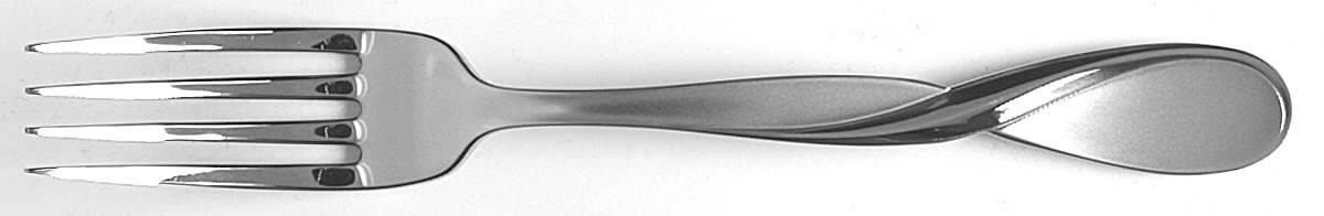 Satin Aquarius (Stainless) Fork by Oneida Silver-1