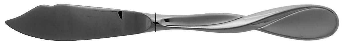 Satin Aquarius (Stainless) Hollow Handle Master Butter Knife by Oneida Silver-1