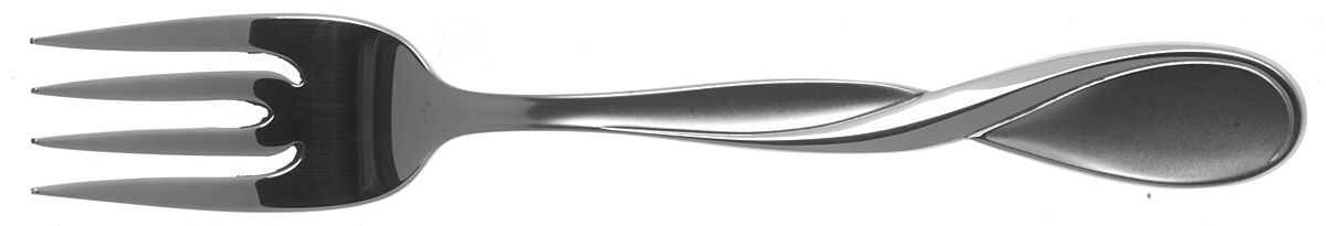 Satin Aquarius (Stainless) Individual Salad Fork by Oneida Silver-1