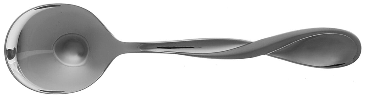 Satin Aquarius (Stainless) Round Bowl Soup Spoon (Gumbo) by Oneida Silver-1