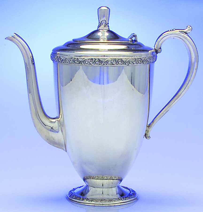 Brookline (Silverplate Hollowware) Silverplate Coffee Pot by Oneida Silver-1