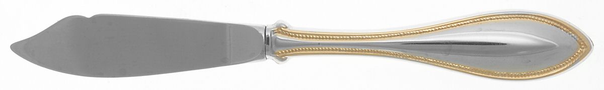 Golden Arbor (Stainless, Gold Accent) Hollow Handle Master Butter Knife by Oneida Silver-1