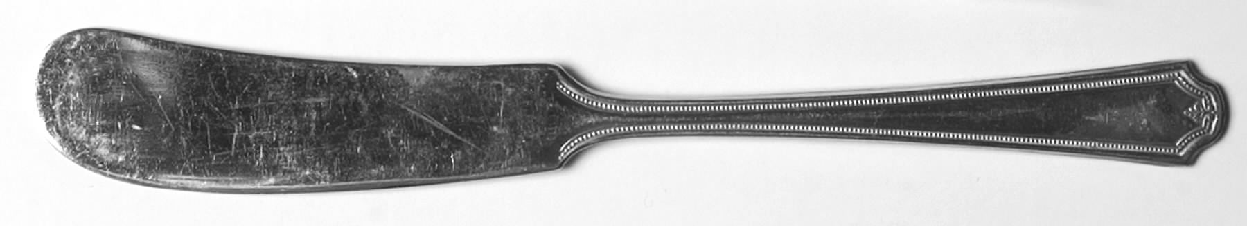 Puritan Plate One (Silverplate) Flat Handle Butter Spreader by Oneida Silver-1