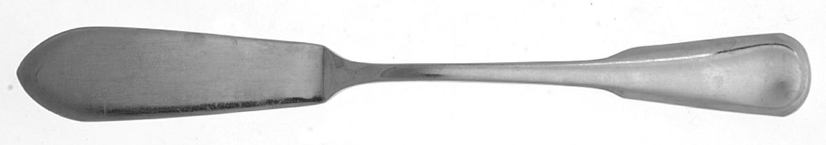 Yorktowne (Stainless) Flat Handle Master Butter Knife by Oneida Silver-1