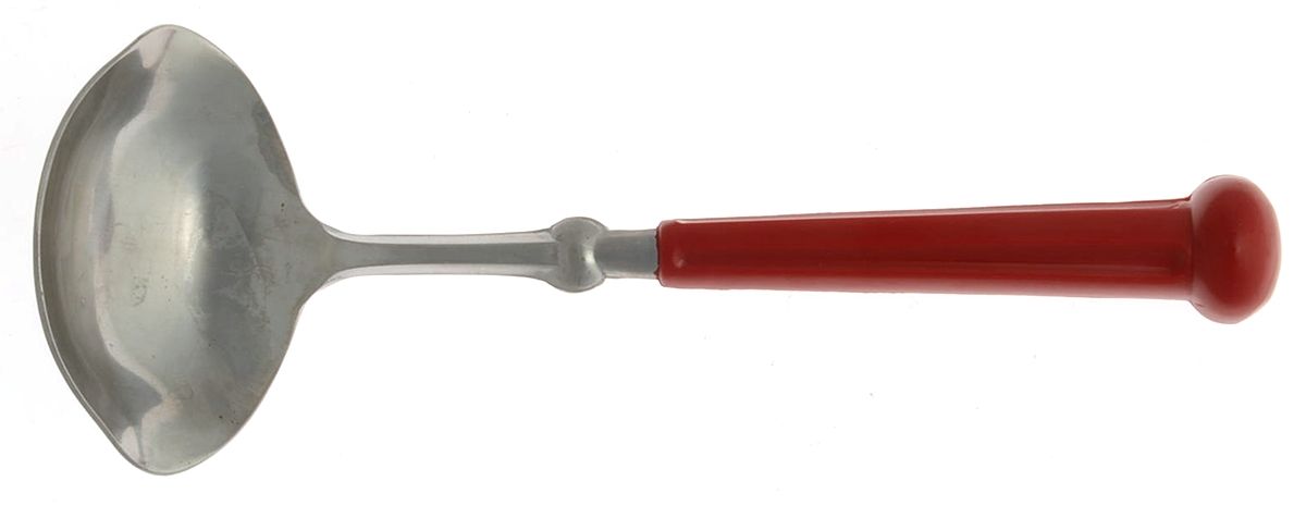 Fashion Wear-Red (Stainless) Solid Gravy Ladle by Oxford Hall-1