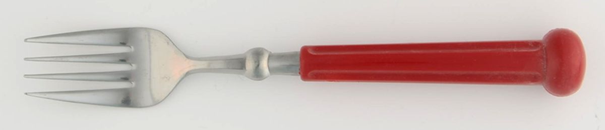 Fashion Wear-Red (Stainless) Individual Salad Fork by Oxford Hall-1