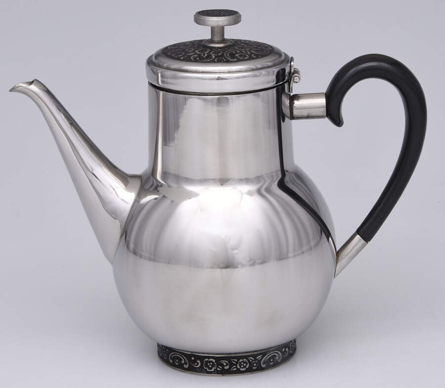 Mediterranea (Stainless, Hollowware) Coffee Pot by Oneida Silver-1