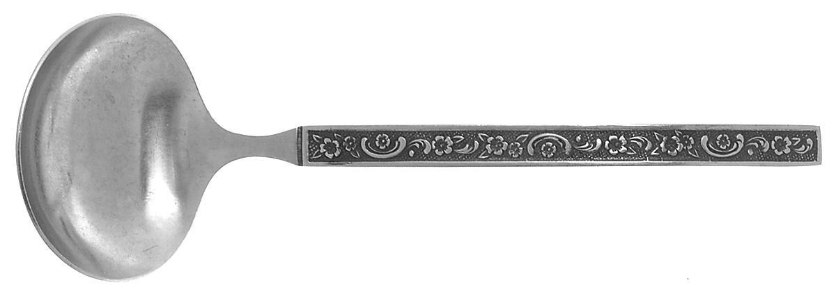 Mediterranea (Stainless, Hollowware) Solid Gravy Ladle by Oneida Silver-1