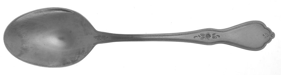 Morning Blossom (Stainless) Place/Oval Soup Spoon by Oneida Silver-1