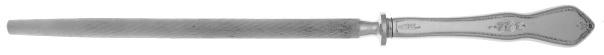 Morning Blossom (Stainless) Sharpener Knife with Steel Rod HC by Oneida Silver-1