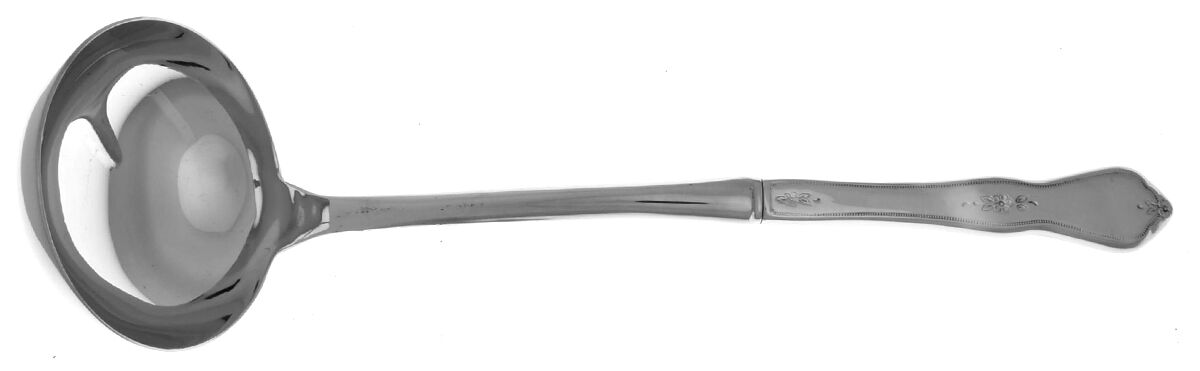 Morning Blossom (Stainless) Soup Ladle with Stainless Bowl HC by Oneida Silver-1