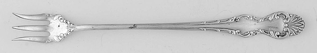 Niagara Falls Three-No1731 (Silverplate, 1877) Cocktail/Seafood Fork by Oneida Silver-1
