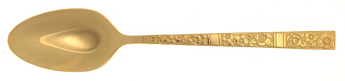 Golden Venetian Garden (Gold Electroplate) Teaspoon by Oneida Silver-1