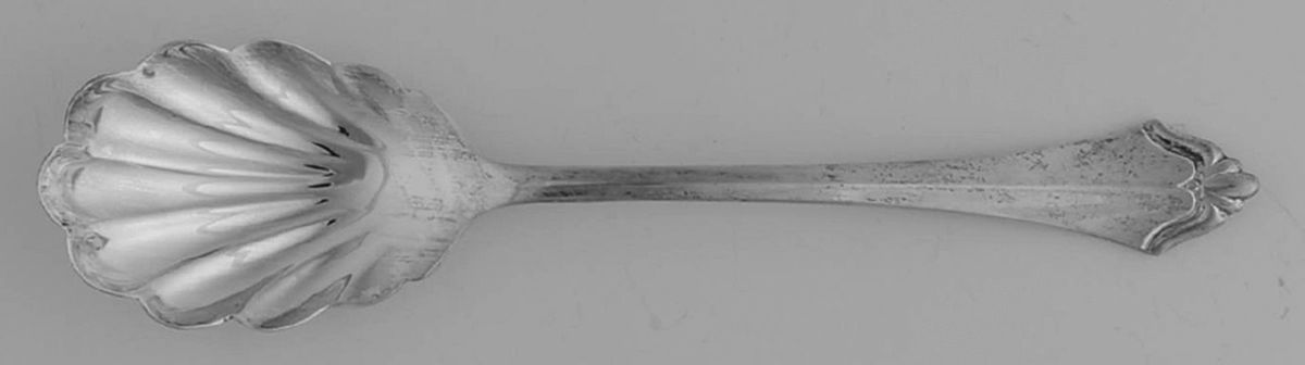 Belcourt (Silverplate, 1989) Sugar Shell Spoon by Oneida Silver-1