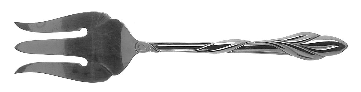 Eden (Stainless) Medium Solid Cold Meat Serving Fork by Oneida Silver-1