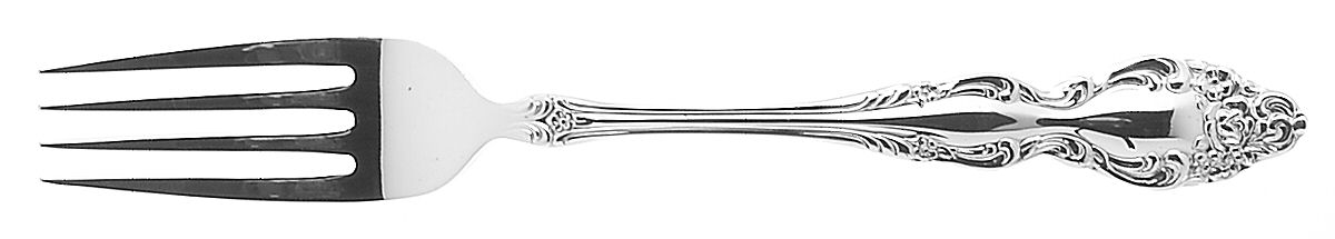 Baroque Rose (Silverplate, 1967, USA) Fork by Oneida Silver-1