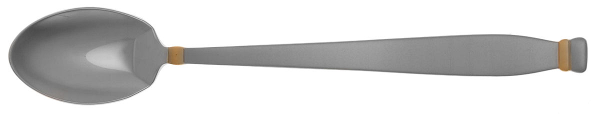 Satin Golden Kensington (Stainless) Iced Tea Spoon by Oneida Silver-1