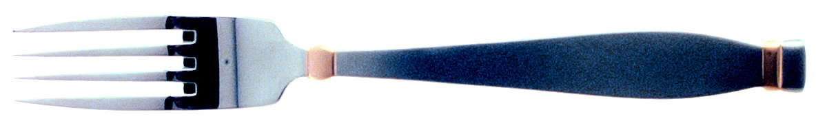 Satin Golden Kensington (Stainless) Fork by Oneida Silver-1