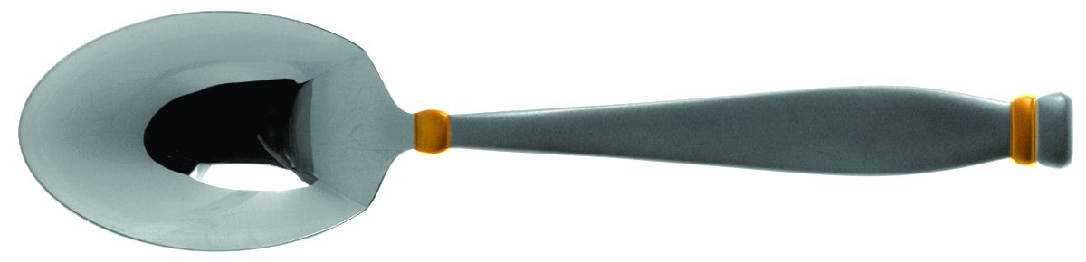 Satin Golden Kensington (Stainless) Tablespoon (Serving Spoon) by Oneida Silver-1