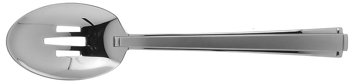 Satin Etage (Stainless) Pierced Tablespoon (Serving Spoon) by Oneida Silver-1