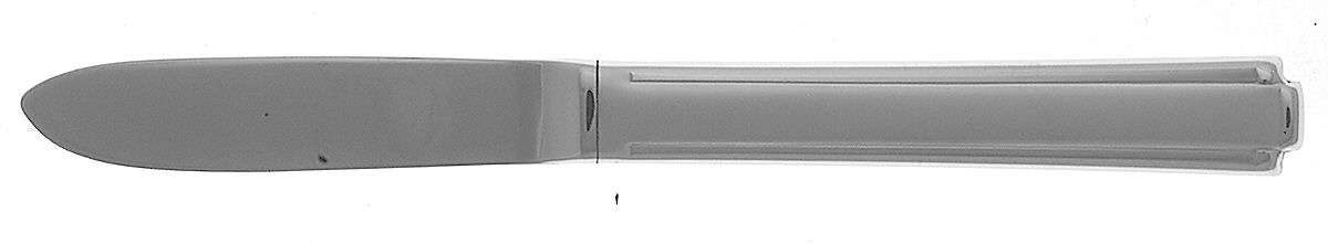 Satin Etage (Stainless) Hollow Handle Master Butter Knife by Oneida Silver-1