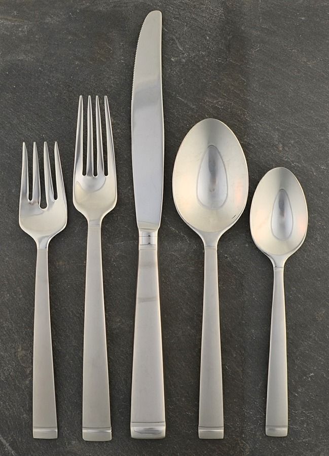 Frost (Stainless) 40 Piece Estate Set by Oneida Silver-1