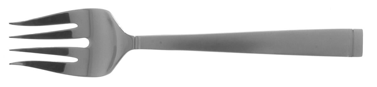 Frost (Stainless) Medium Solid Cold Meat Serving Fork by Oneida Silver-1