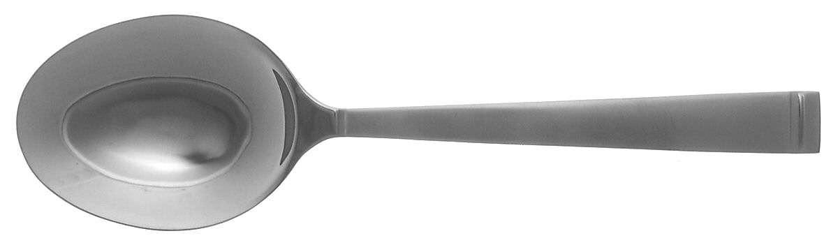 Frost (Stainless) Solid Salad Serving Spoon by Oneida Silver-1