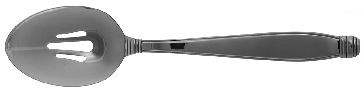 Spiro (Stainless) Pierced Tablespoon (Serving Spoon) by Oneida Silver-1