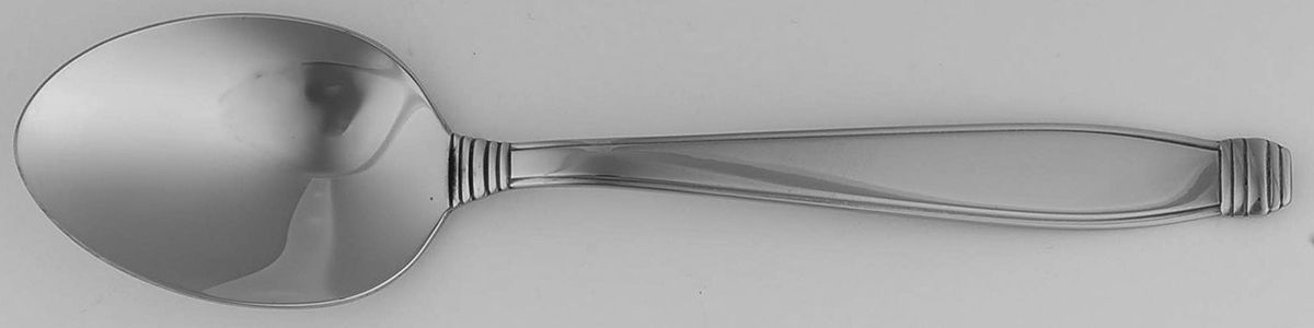 Spiro (Stainless) Place/Oval Soup Spoon by Oneida Silver-1