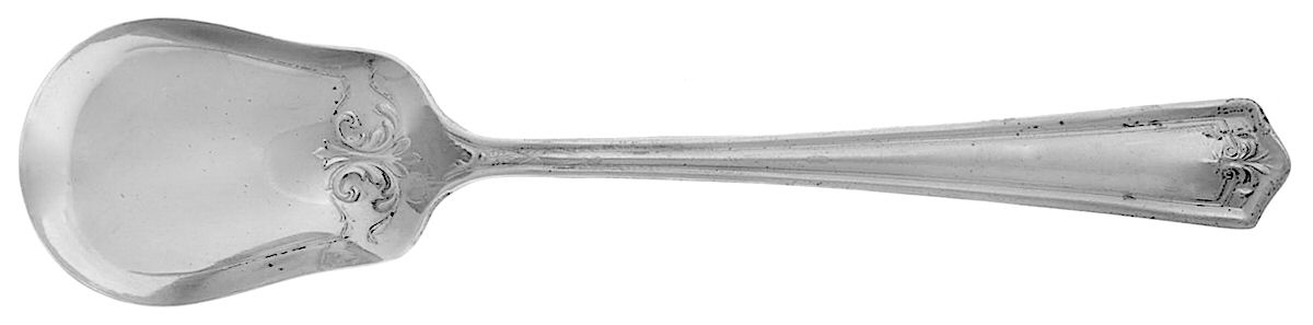 OHS150 (Nickel) Sugar Shell Spoon by Oneida Silver-1