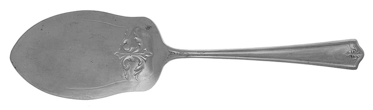 OHS150 (Nickel) Large Solid Pie Knife by Oneida Silver-1