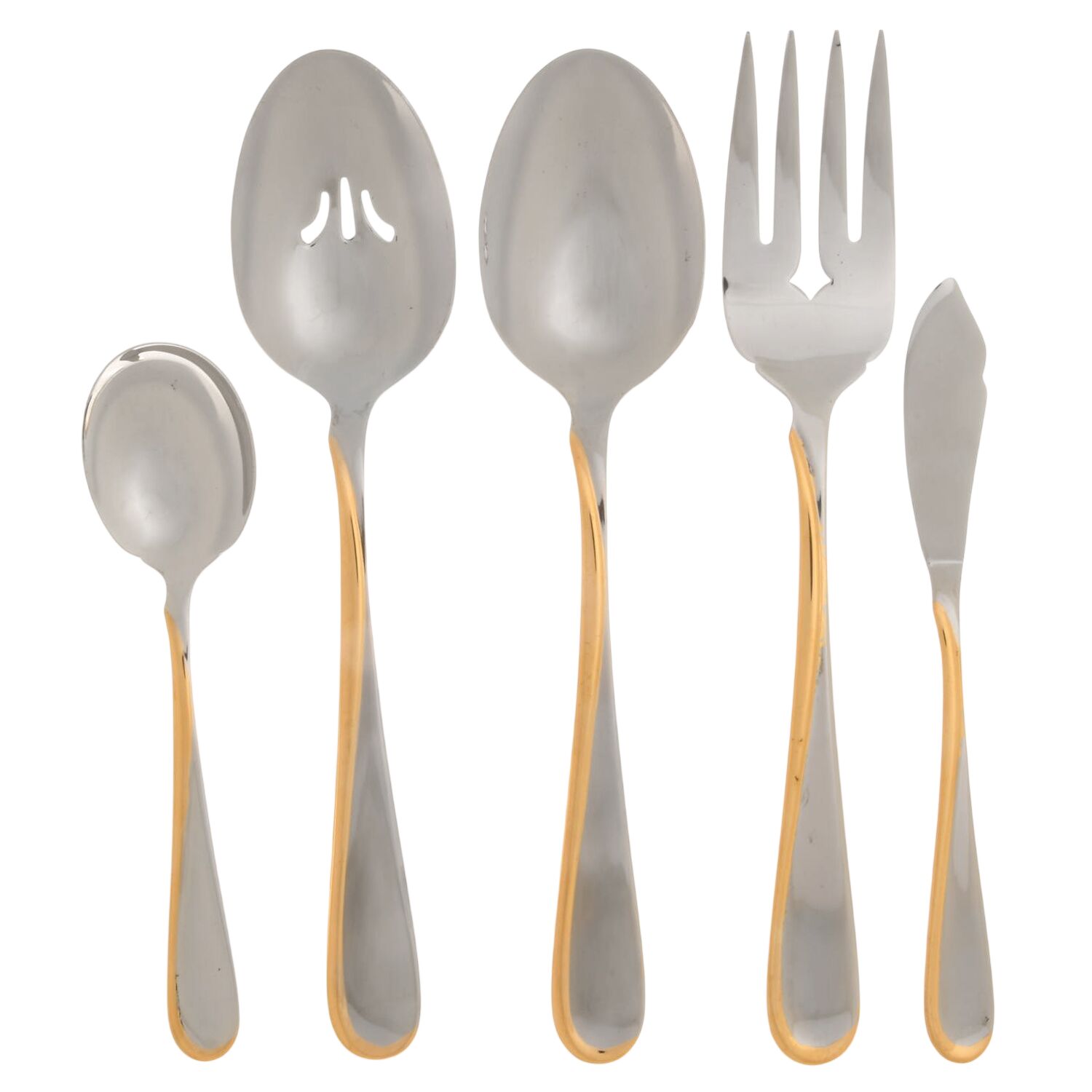 Golden Flight-Reliance  (Stainless) 5 Piece Hostess Set by Oneida Silver-1