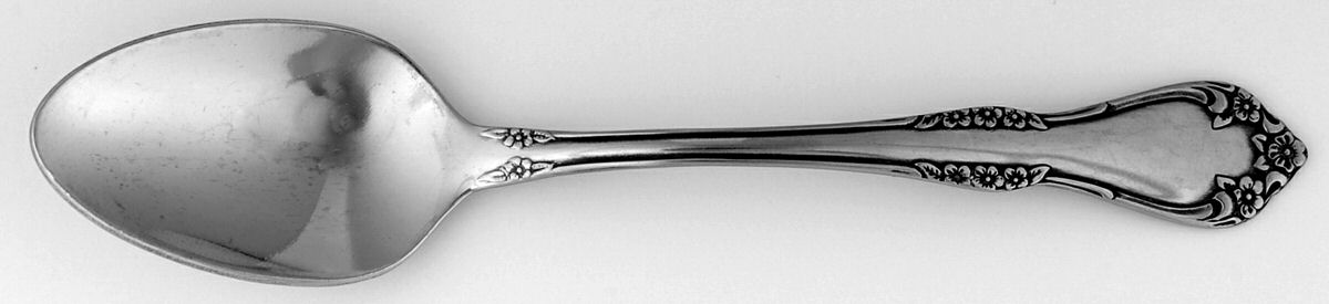 Mansfield-Frosted Teaspoon by Oneida Silver-1