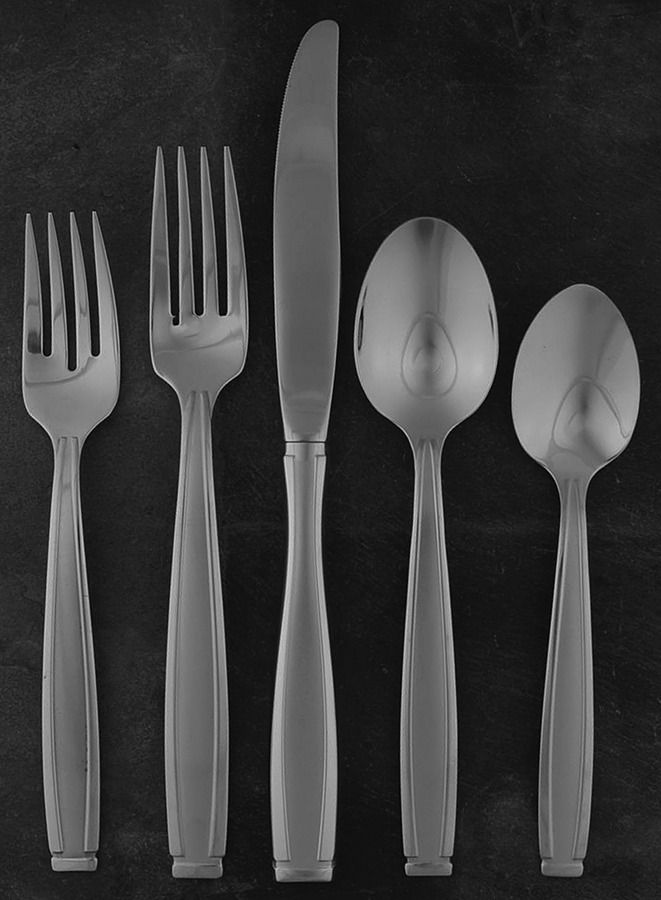 Satin Shasta (Stainless) 5 Piece Place Setting by Oneida Silver-1