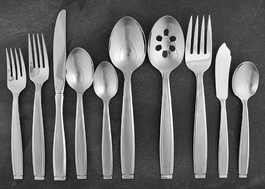 Satin Shasta (Stainless) 45 Piece Starter Set by Oneida Silver-1