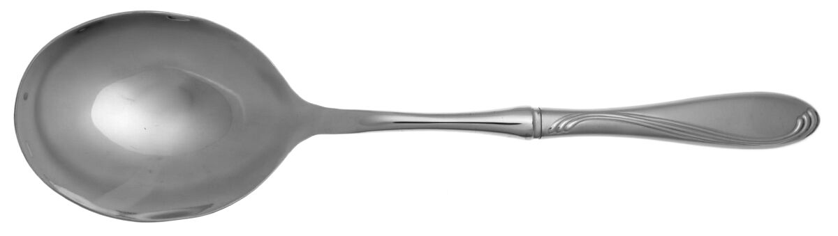 Satin Camber (Stainless) Casserole Spoon with Smooth Stainless Bowl HC by Oneida Silver-1