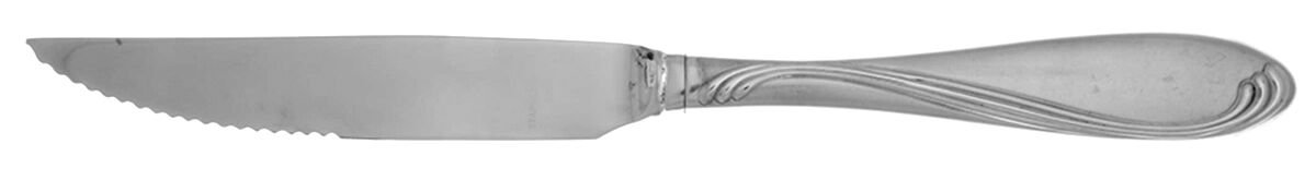 Satin Camber (Stainless) Steak Knife Individual Hollow, Serrate HC by Oneida Silver-1