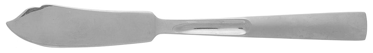 Satin Scoop (Stainless) Flat Handle Master Butter Knife by Oneida Silver-1