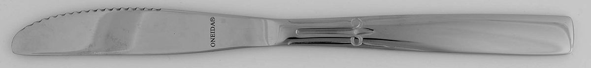 Satin Accent (Stainless) Modern Solid Knife by Oneida Silver-1