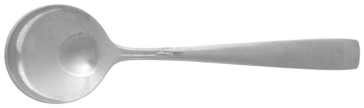 Satin Accent (Stainless) Round Bowl Soup Spoon (Bouillon) by Oneida Silver-1