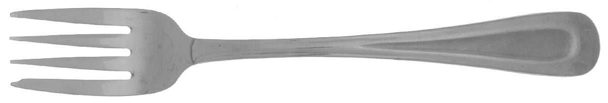 Satin Sand Dune (Stnl, Wide Frost Indent Center) Large Individual Salad Fork by Oneida Silver-1