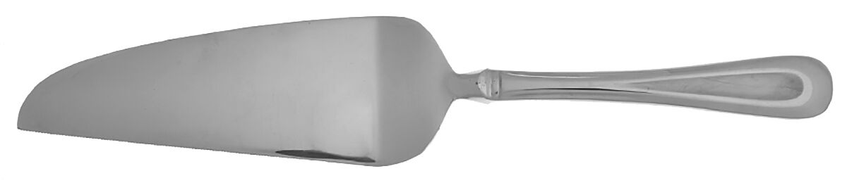 Satin Sand Dune (Stnl, Wide Frost Indent Center) Pie and Cake Server with Stainless Blade HC by Oneida Silver-1
