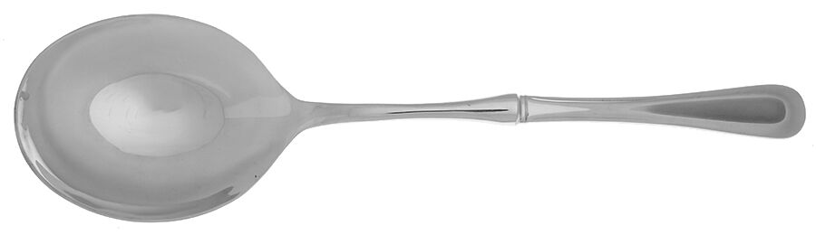 Satin Sand Dune (Stnl, Wide Frost Indent Center) Casserole Spoon with Smooth Stainless Bowl HC by Oneida Silver-1