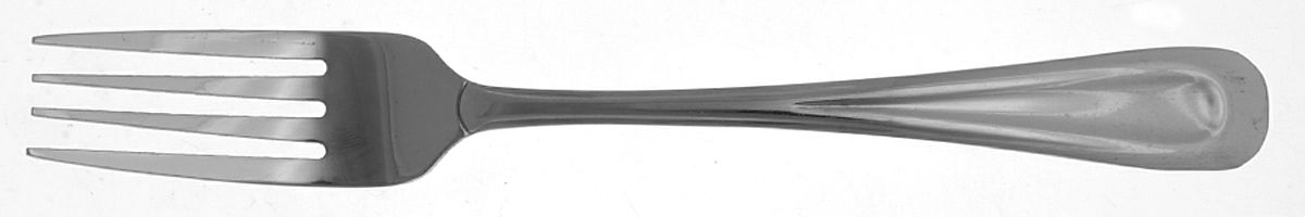 Satin Sand Dune (Stnl, Wide Frost Indent Center) Fork by Oneida Silver-1