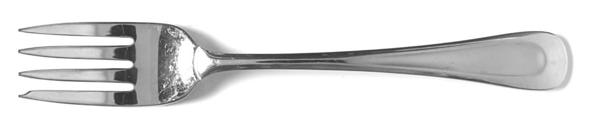 Satin Sand Dune (Stnl, Wide Frost Indent Center) Individual Salad Fork by Oneida Silver-1