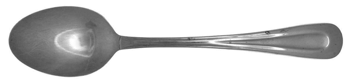 Satin Sand Dune (Stnl, Wide Frost Indent Center) Dessert/Oval Soup Spoon by Oneida Silver-1