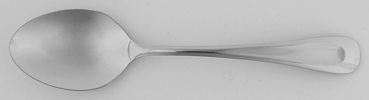 Satin Sand Dune (Stnl, Wide Frost Indent Center) Tablespoon (Serving Spoon) by Oneida Silver-1
